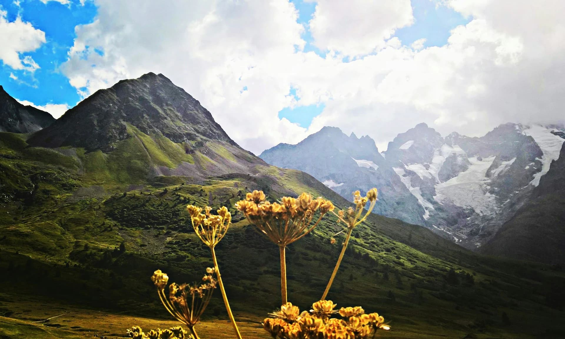 Paysage du Col du Lautaret